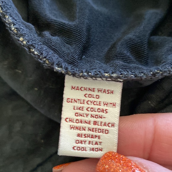 🌹JM Collection woman Jacket and Vest all in one black gold floral design sz 3X - Picture 8 of 13